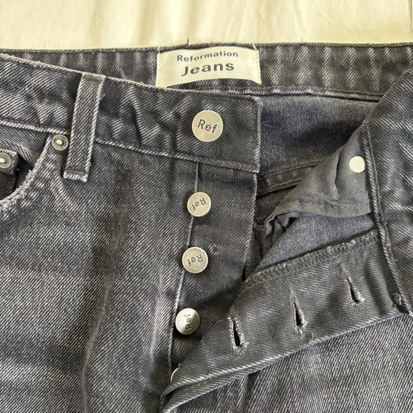 REFORMATION JEANS Fawcett Jean in Pacific Wash Made in USA Size 26 - Picture 8 of 14